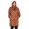 Snuggs Blanket Hoodie Red Geometric